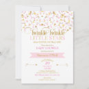 Search for twin stars baby shower invitations Twinkle