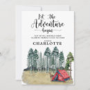Search for camping party invitations Glamping