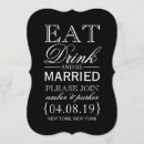 Search for eat drink and celebrate invitations Married