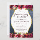 Search for burgundy anniversary invitations Glitter