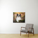 Search for black and white border collie art Puppy