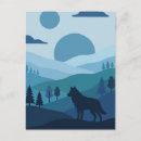 Search for the blue wolf postcards Wolves