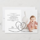 Search for hearts 1st birthday invitations For kids