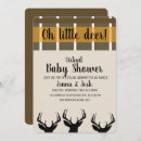 Search for buck baby shower invitations Woodland