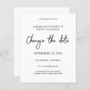 Search for cancellation wedding save the dates Black and white