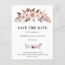 Search for pink flower save the dates Bohemian