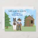 Search for cowboy for boy birthday invitations Pony