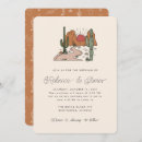 Search for desert cactus wedding invitations Terracotta