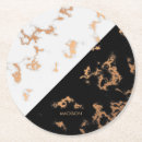 Search for black and white marble coasters Golden