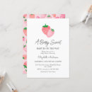 Search for strawberry baby shower invitations Berries