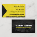 Search for semi truck business cards Delivery