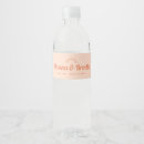 Search for wedding water bottle labels Orange