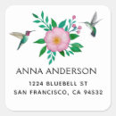 Search for bird address stickers Floral