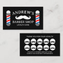 Search for barber shop loyalty cards Moustache