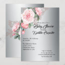 Search for pink and silver baby shower invitations Mother to be