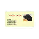 Search for dog rescue and adoption return address labels Cute
