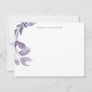 Search for purple note cards Elegant