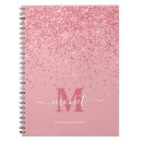 Search for pink glitter notebooks Sparkle