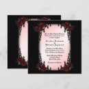 Search for goth wedding invitations Roses