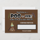 Search for emoji party invitations Poop