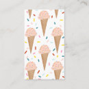 Search for ice cream business cards Cute