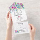 Search for ultra violet wedding invitations Botanical