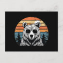 Search for bear with sunglasses postcards Cute
