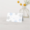 Search for snowflake place cards Silver