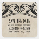 Search for art nouveau wedding stickers Modern