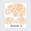 Search for orange elephant stickers Cute