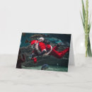 Search for scuba diving christmas cards Santa claus