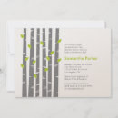 Search for birch baby shower invitations Nature