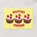 Search for muffins business cards Baking