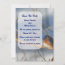 Search for winter wedding save the dates Nature