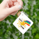 Search for rainbow cloud key rings Sun