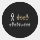 Search for deaf awareness stickers Asl