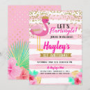 Search for lets flamingle birthday invitations Gold