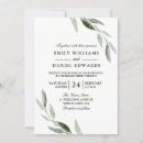 Search for elegant watercolor greenery wedding invitations Rustic
