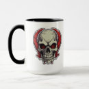 Search for metal skull mugs Biker