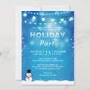 Search for string lights seasonal invitations Blue