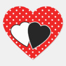 Search for red and white polka dot stickers Retro