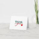 Search for red heart thank you cards Simple