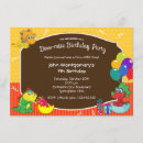 Search for dinosaur 4x6 invitations Trex