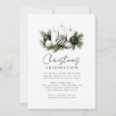 Search for nature christmas invitations Black and white