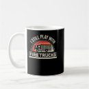 Search for fire truck mugs Vintage