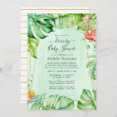 Search for tropical shower invitations Exotic