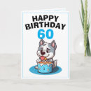 Search for husky birthday cards Cake