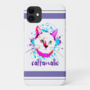 Search for cat face iphone cases Blue
