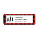 Search for black gingham return address labels Tartan