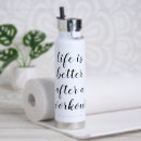 Search for funny gym water bottles Typography